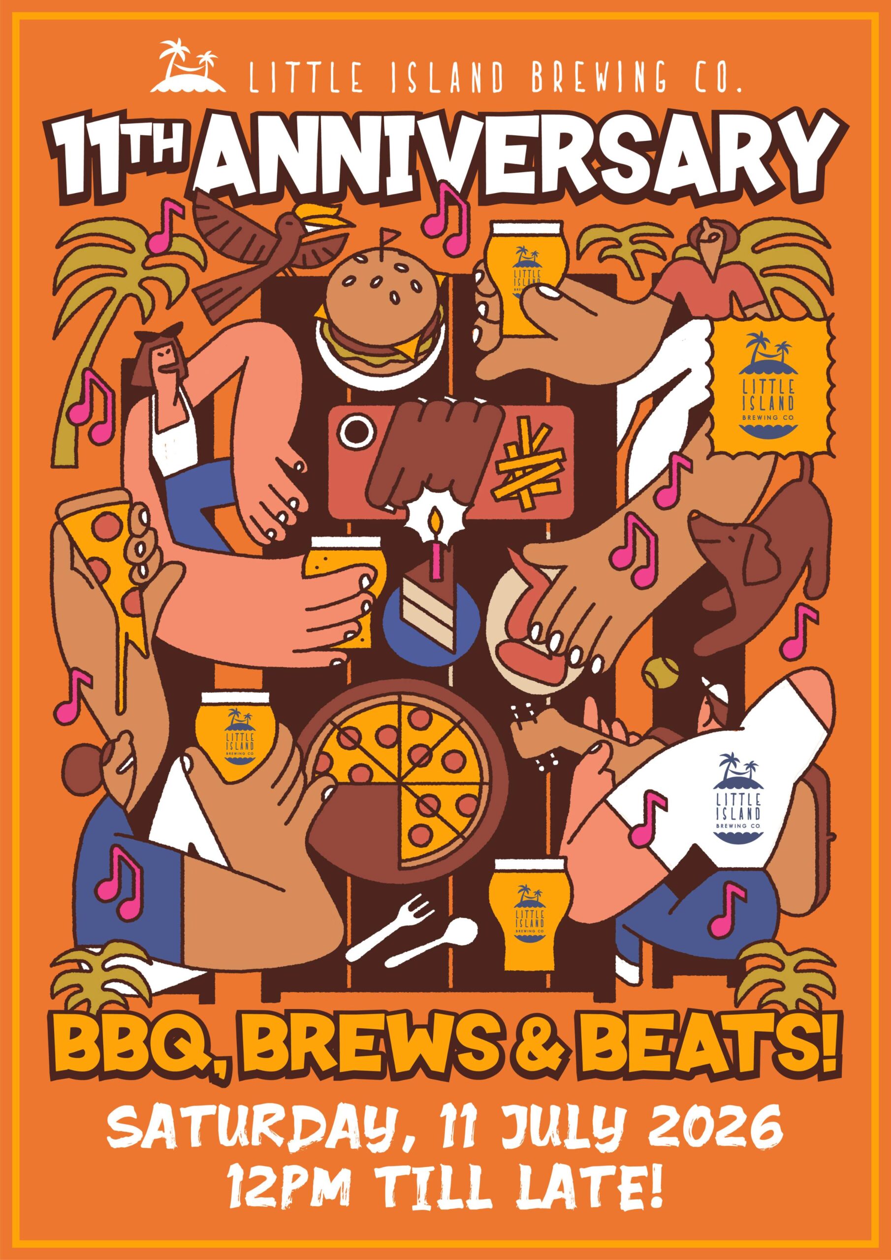 LIBC 11th Anniversary — BBQ, Brews & Beats, Saturday 11 July 2026